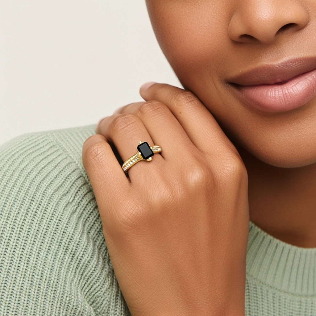 Pavé Est Ouest Bague de fiançailles 2.00ct Zircon cubique