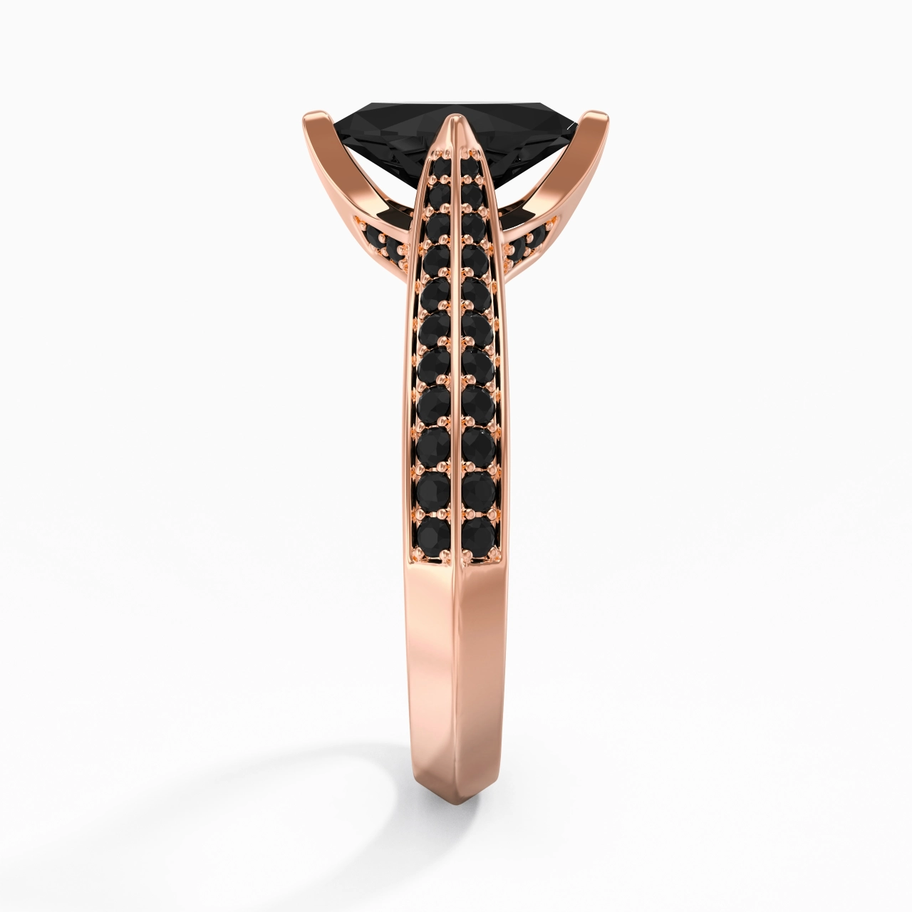 Classique Marquise 0.80ct Zircon cubique Bague de fiançailles