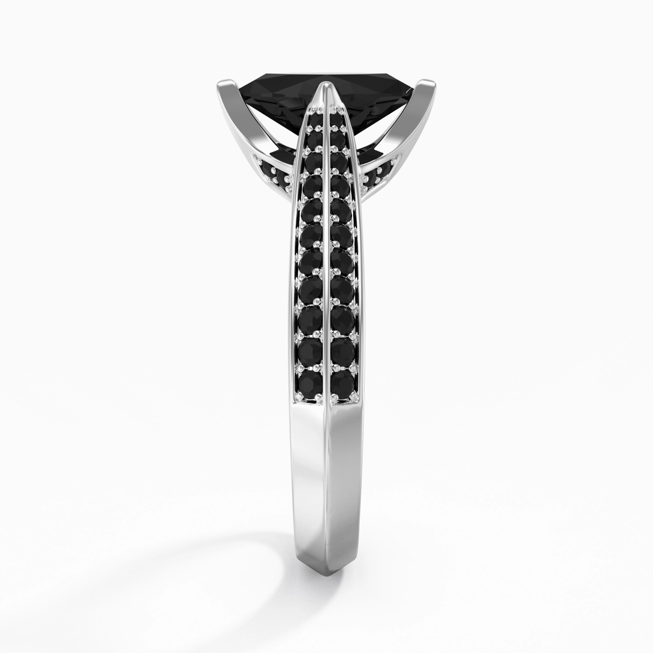 Classique Marquise 0.80ct Zircon cubique Bague de fiançailles