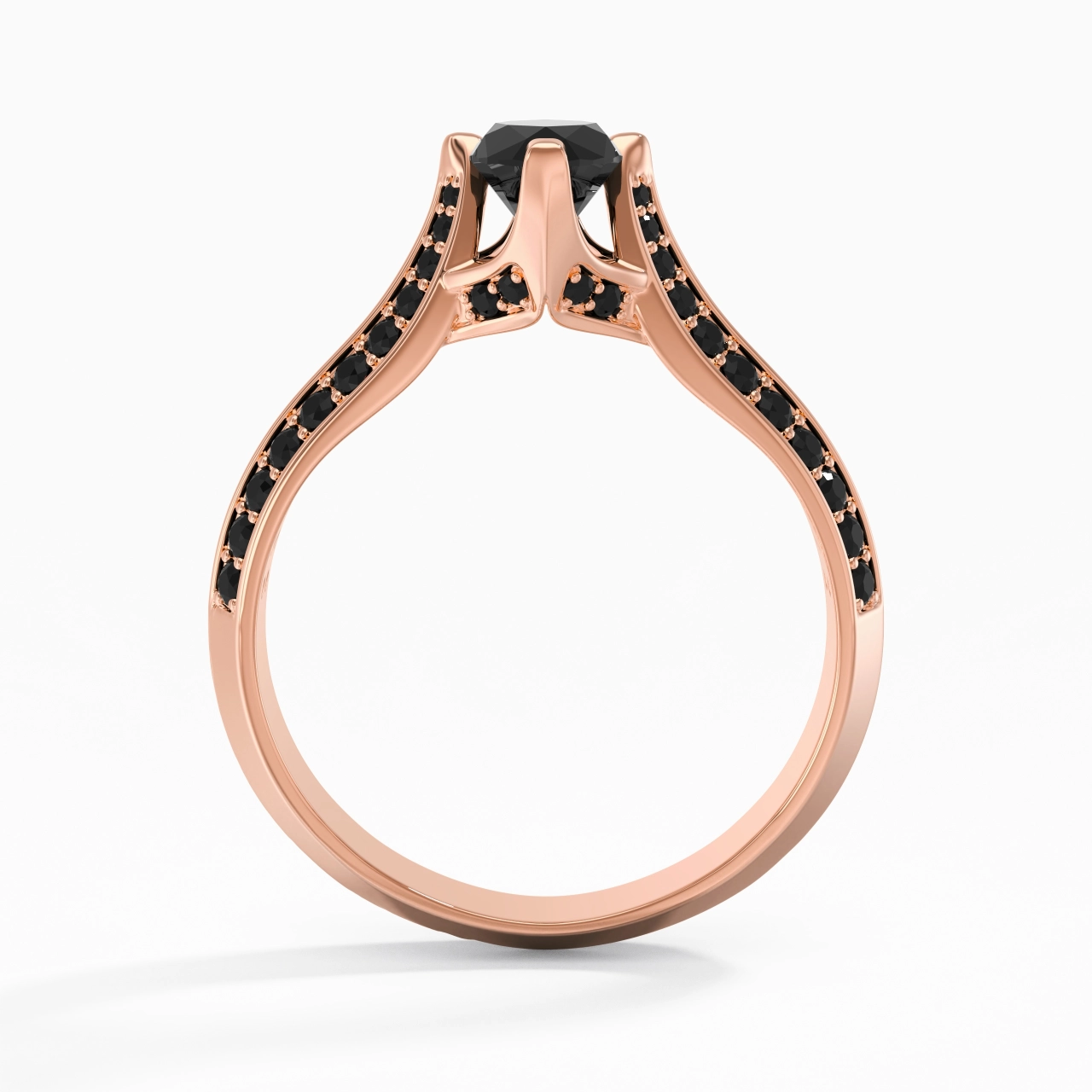 Classique Marquise 0.80ct Zircon cubique Bague de fiançailles