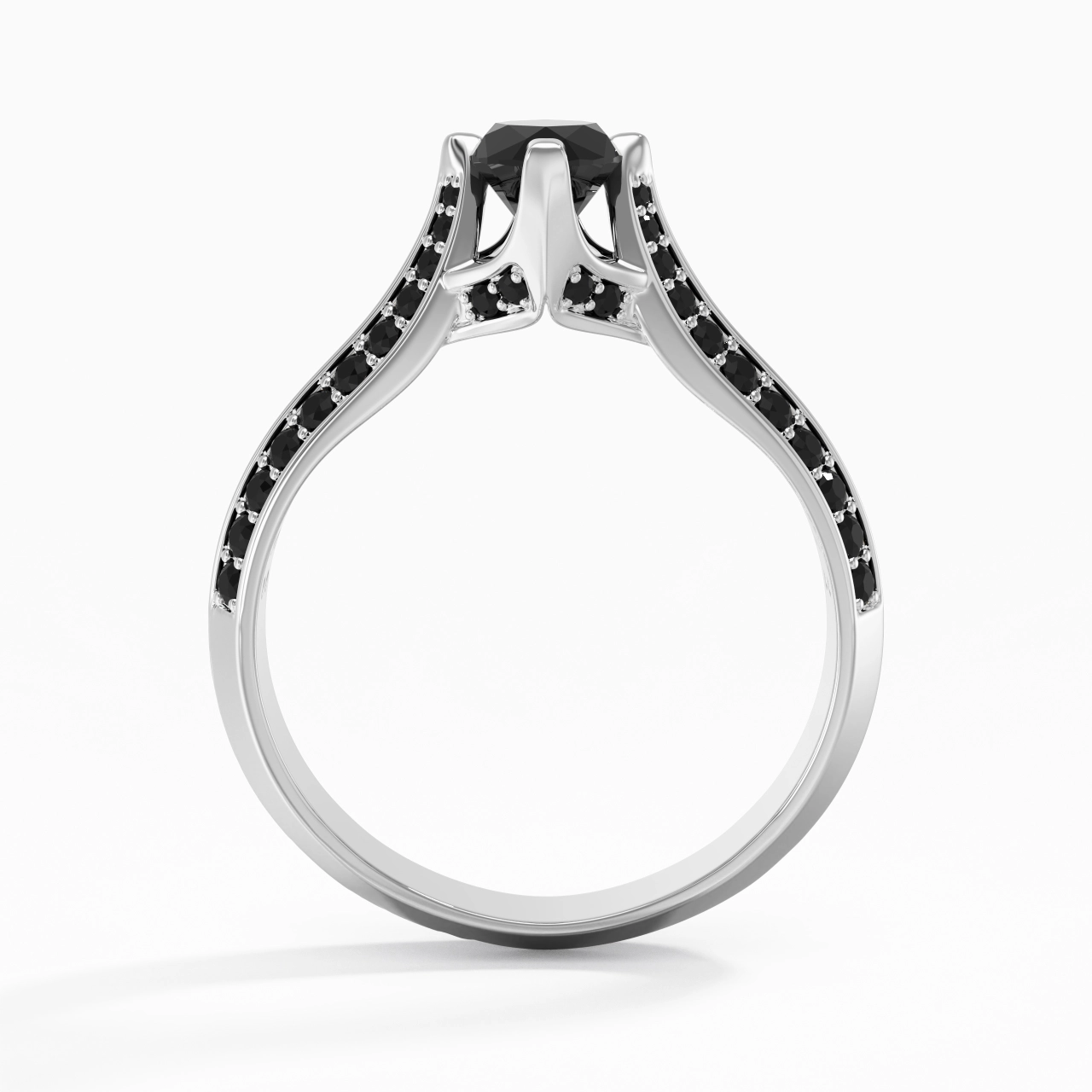 Classique Marquise 0.80ct Zircon cubique Bague de fiançailles