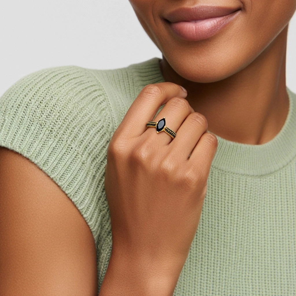 Classique Marquise 2.00ct Zircon cubique Bague de fiançailles