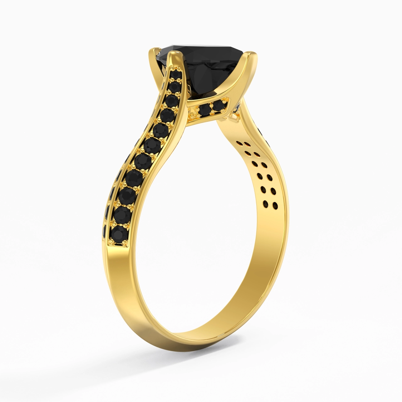 Classique Marquise 1.00ct Zircon cubique Bague de fiançailles