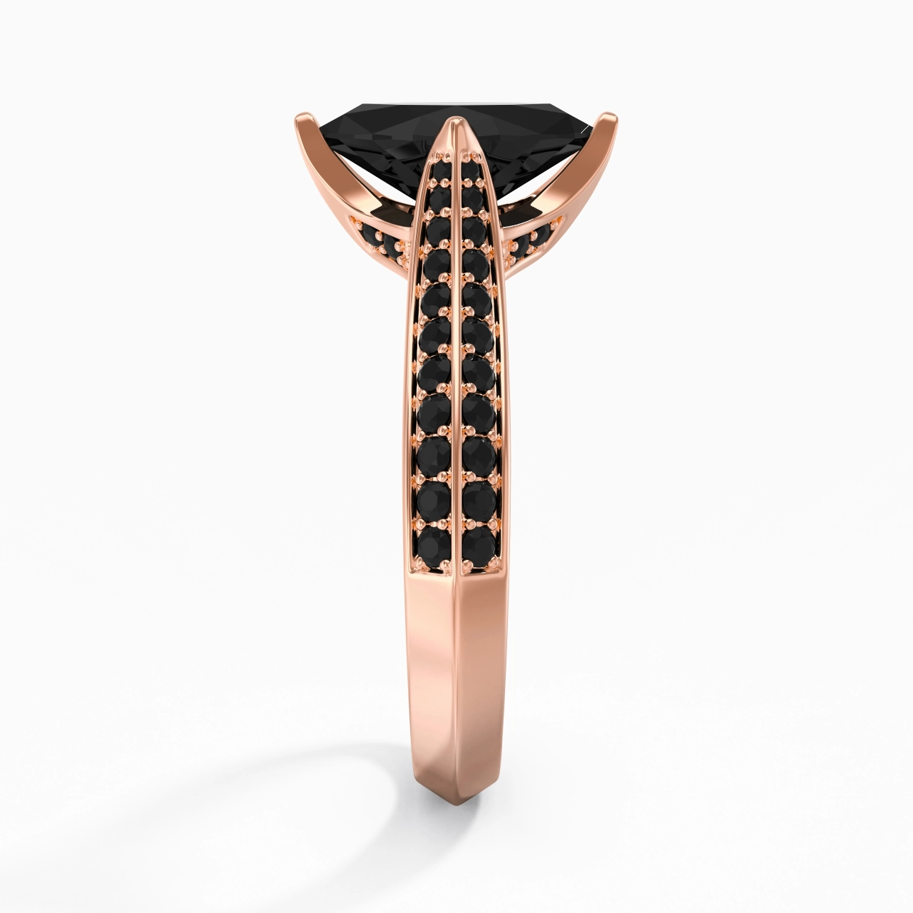 Classique Marquise 1.00ct Zircon cubique Bague de fiançailles