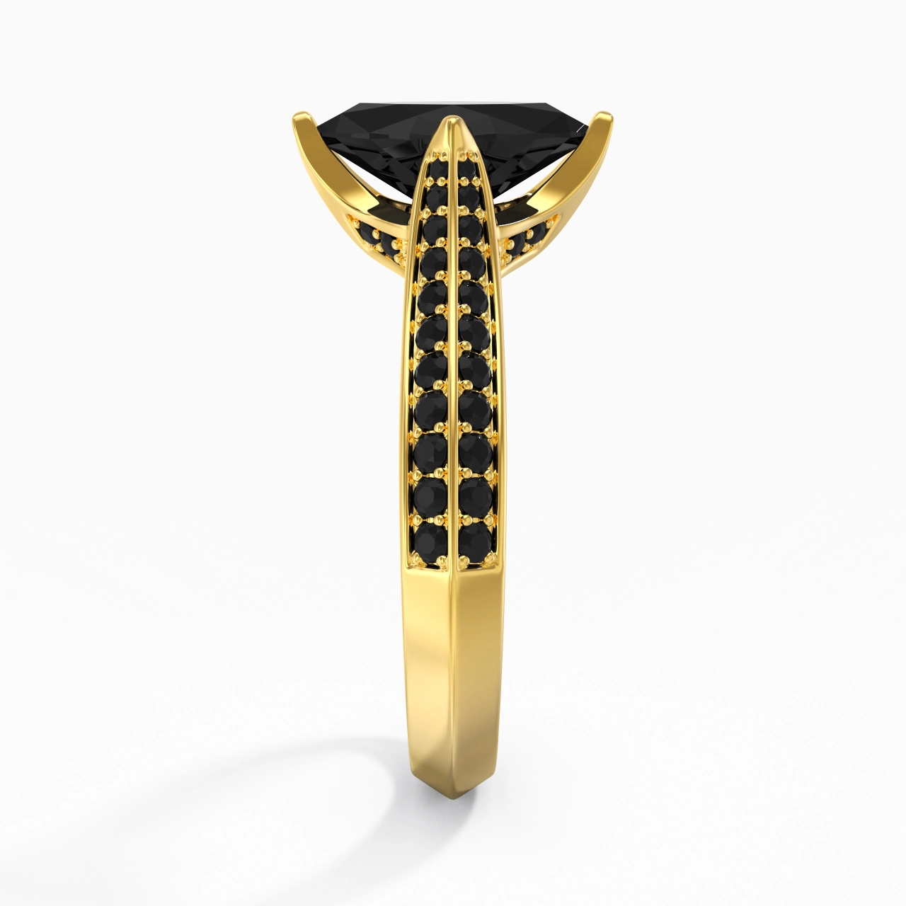 Classique Marquise 1.00ct Zircon cubique Bague de fiançailles