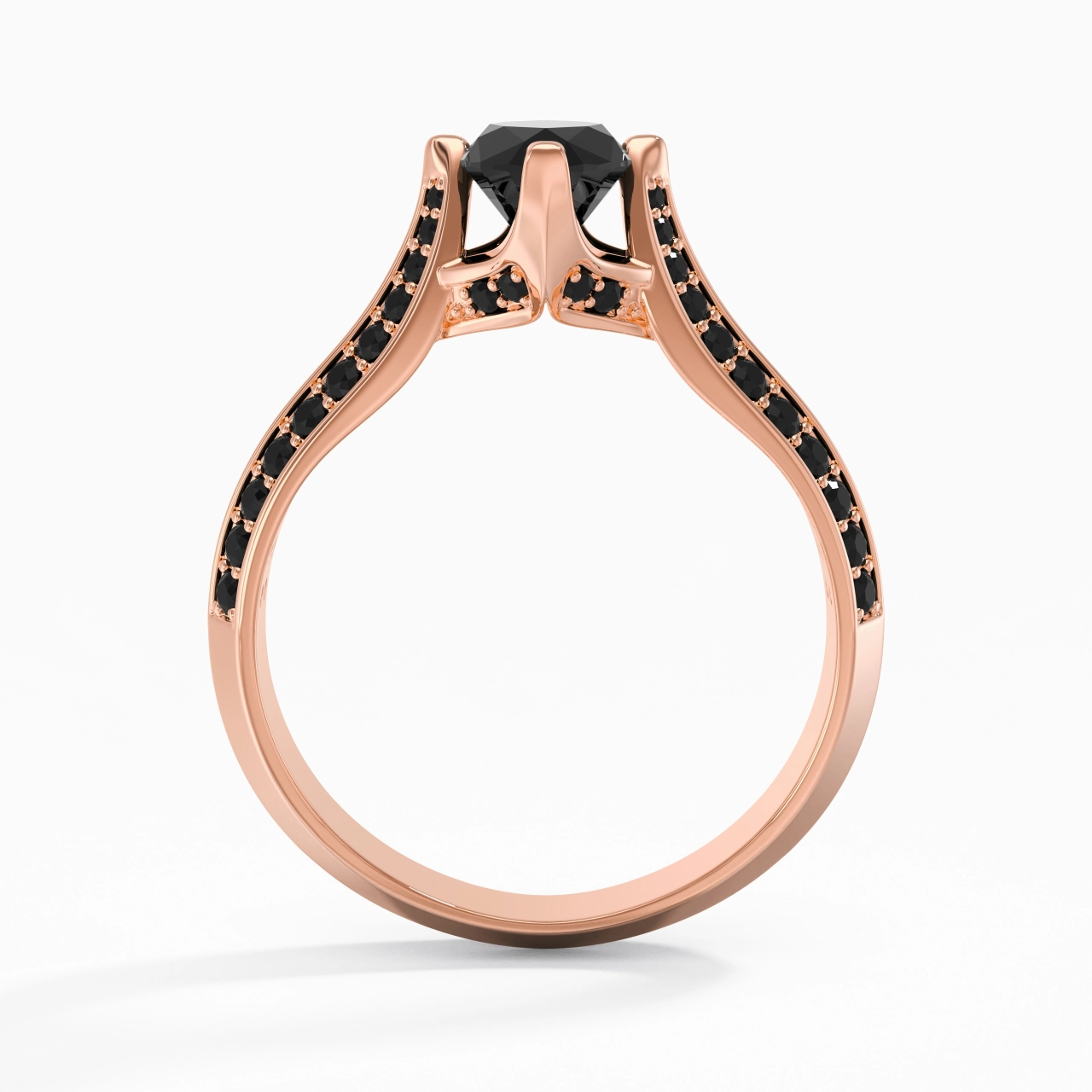 Classique Marquise 1.00ct Zircon cubique Bague de fiançailles