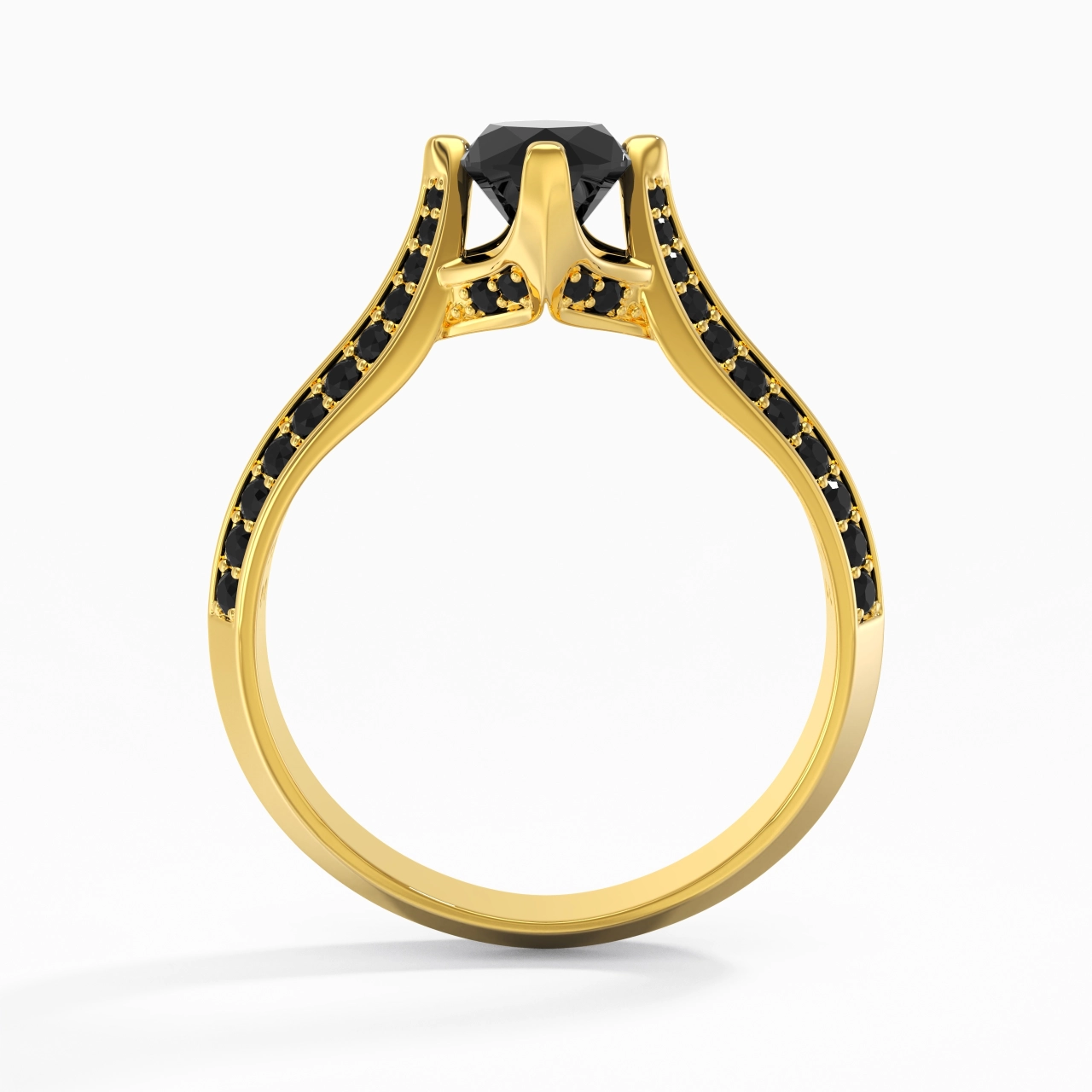 Classique Marquise 1.00ct Zircon cubique Bague de fiançailles