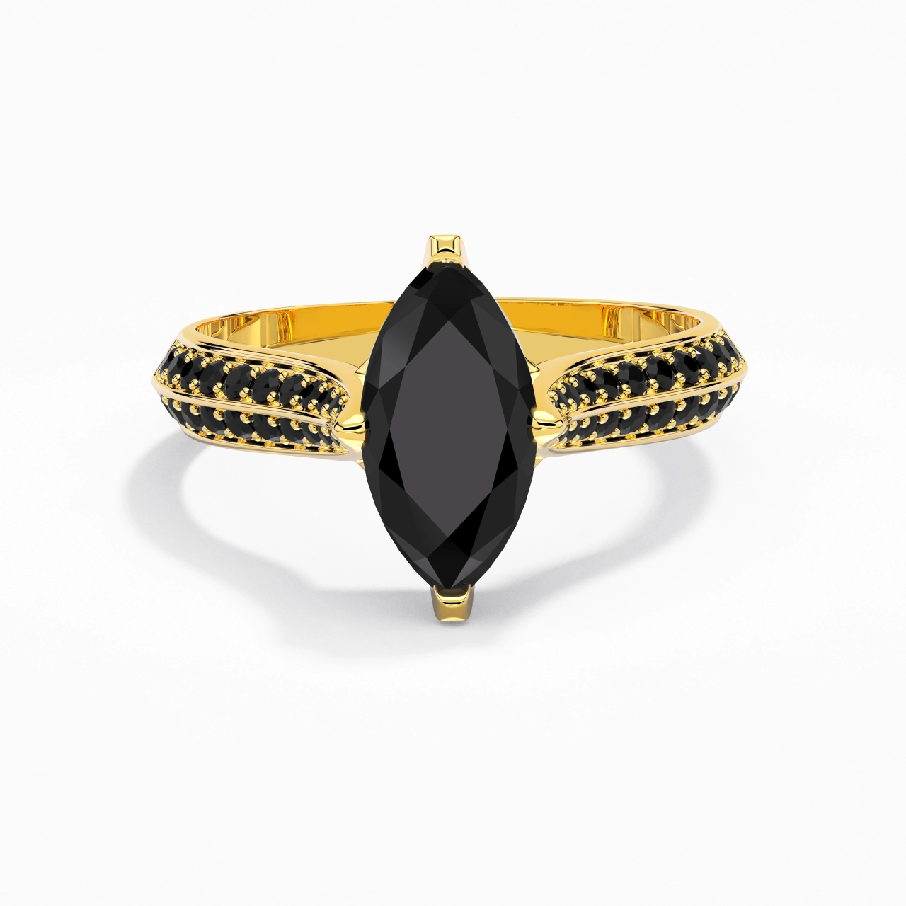 Classique Marquise 2.00ct Zircon cubique Bague de fiançailles