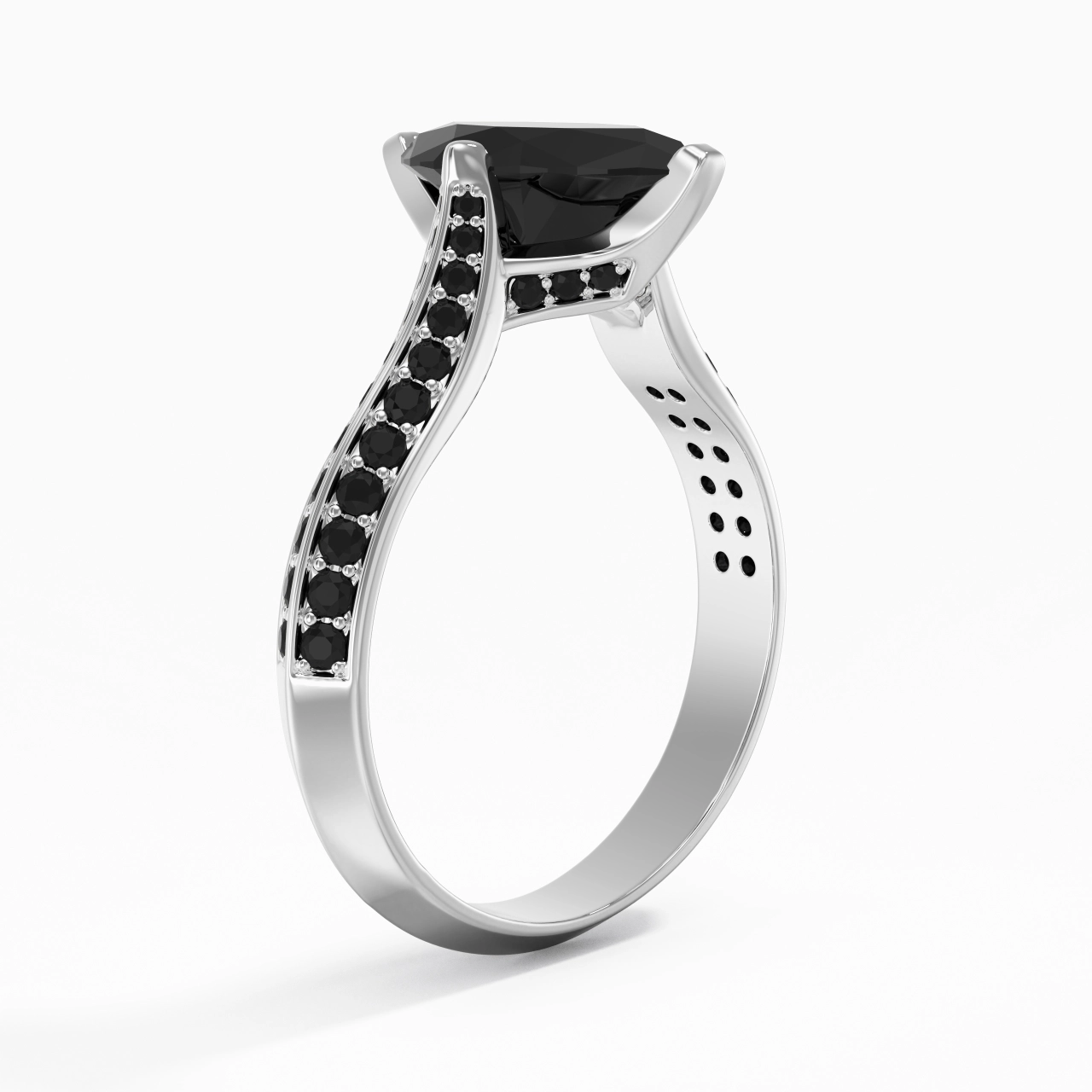 Classique Marquise 2.00ct Zircon cubique Bague de fiançailles