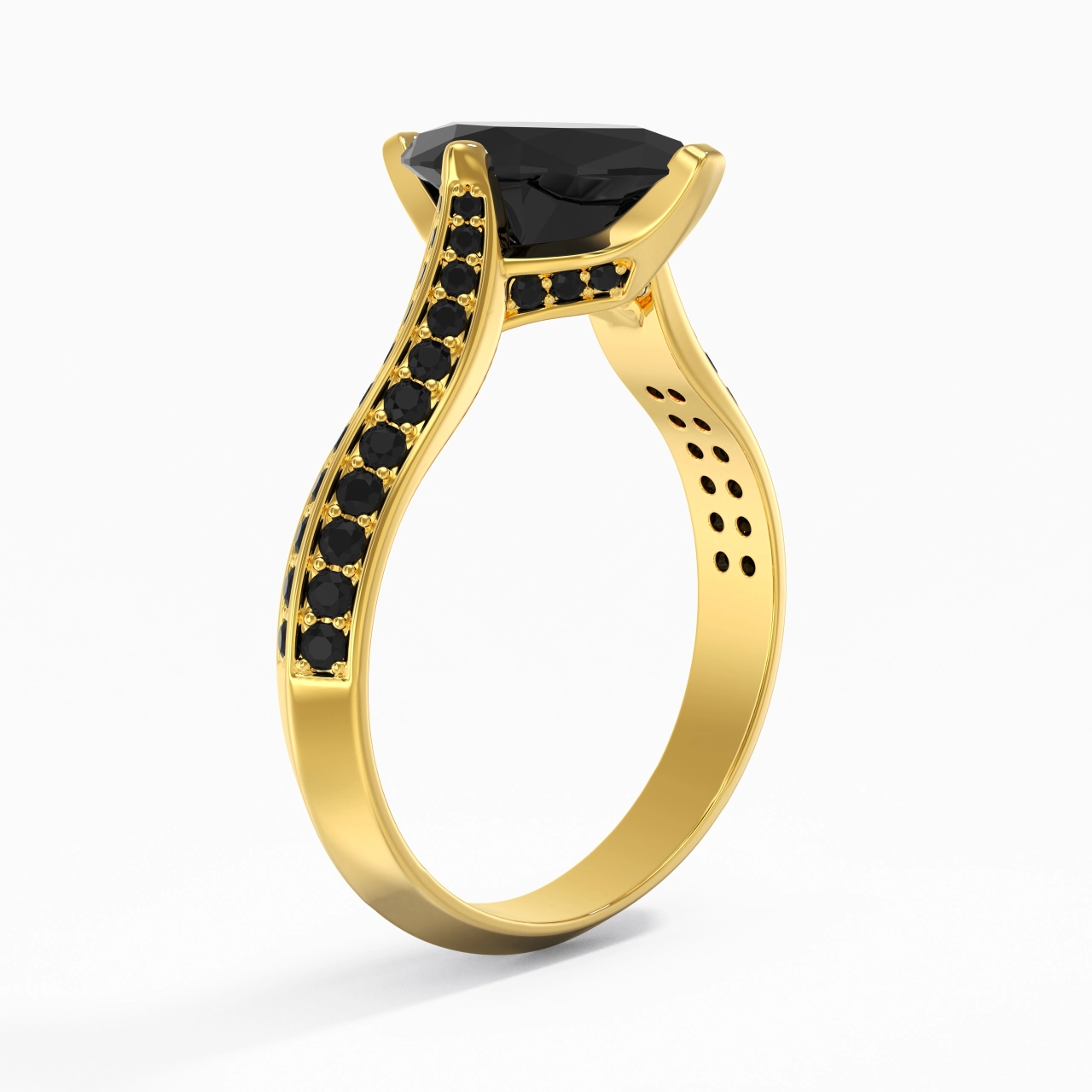 Classique Marquise 2.00ct Zircon cubique Bague de fiançailles