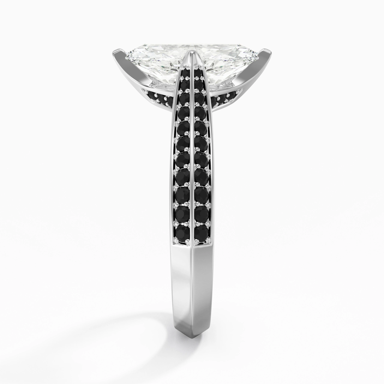 Classique Marquise 2.00ct Zircon cubique Bague de fiançailles