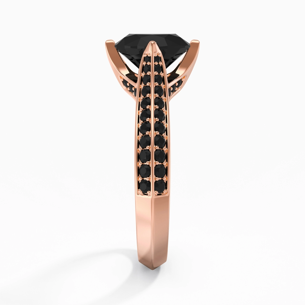 Classique Ovale 1.50ct Zircon cubique Bague de fiançailles