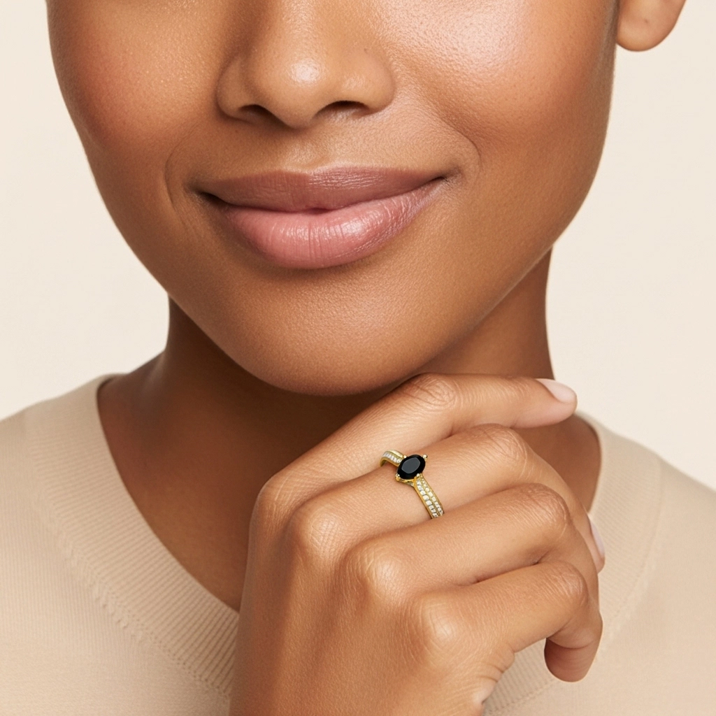 Pavé Est Ouest Bague de fiançailles 1.50ct Zircon cubique