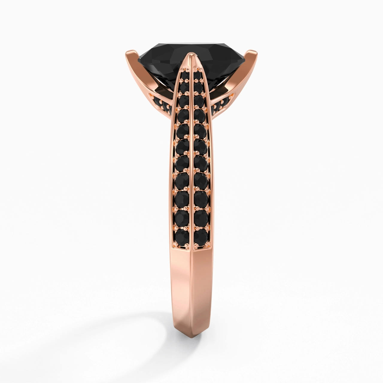 Classique Ovale 2.00ct Zircon cubique Bague de fiançailles