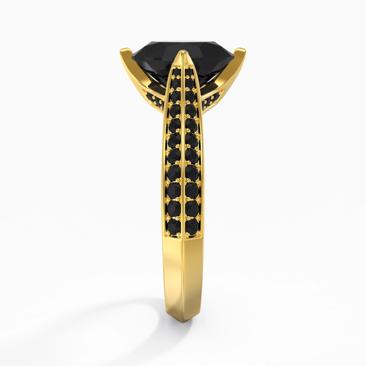 Classique Ovale 2.00ct Zircon cubique Bague de fiançailles