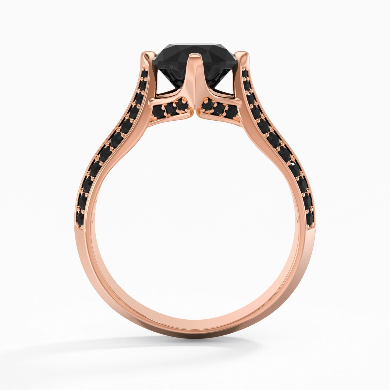 Classique Ovale 2.00ct Zircon cubique Bague de fiançailles