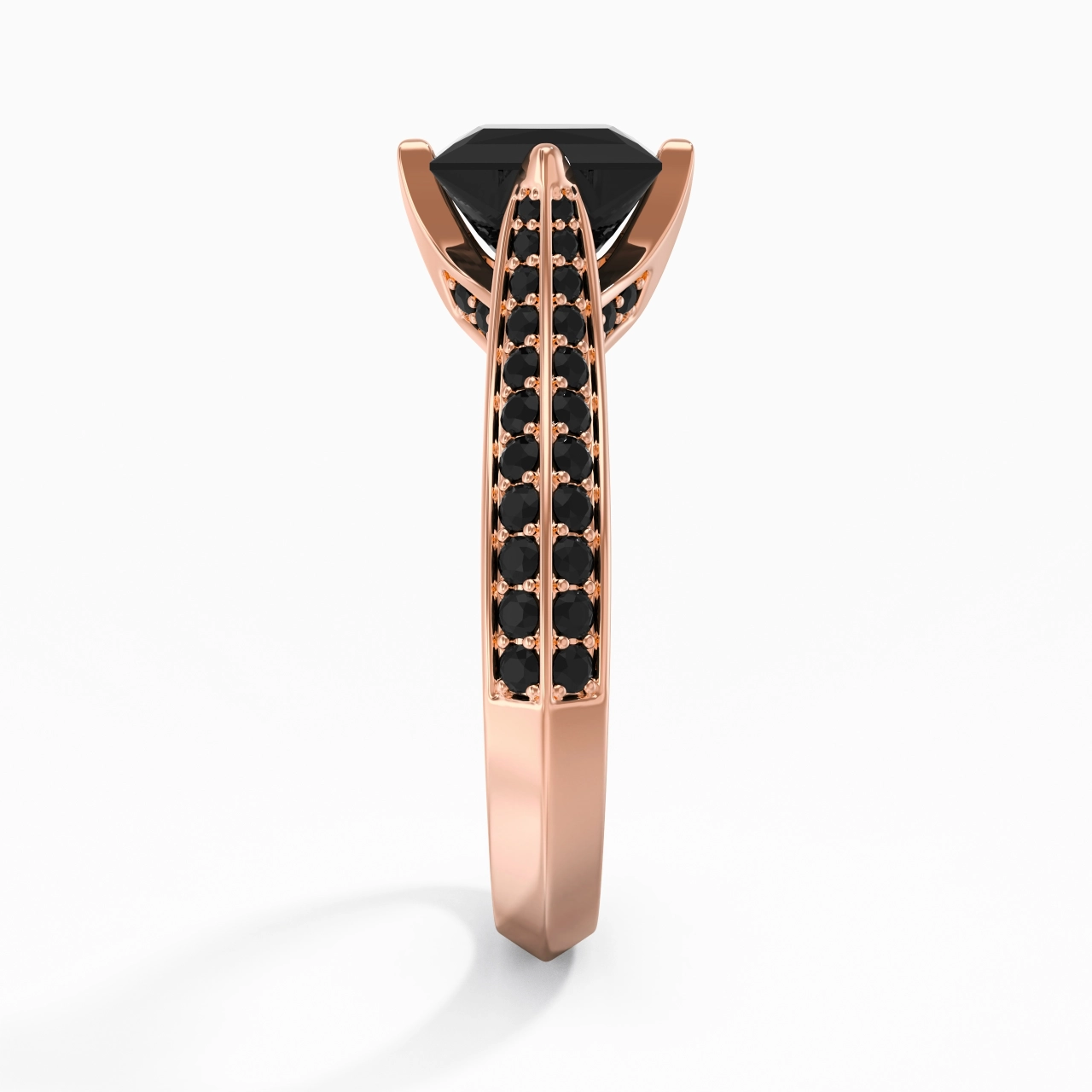 Classique Princesse 1.50ct Zircon cubique Bague de fiançailles