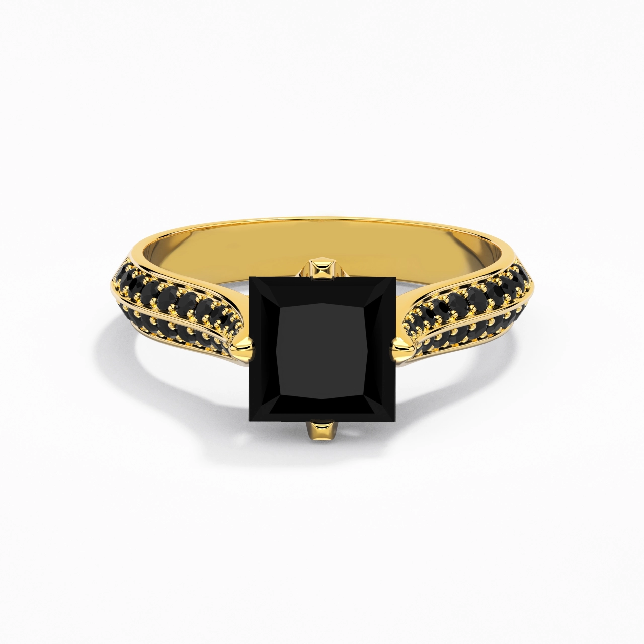 Classique Princesse 2.00ct Zircon cubique Bague de fiançailles