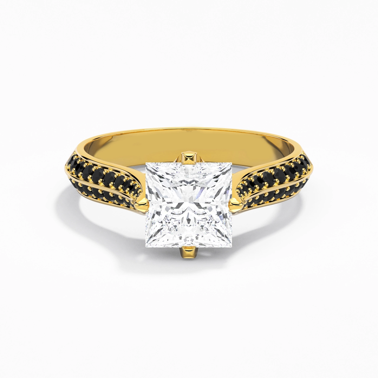 Classique Princesse 2.00ct Zircon cubique Bague de fiançailles