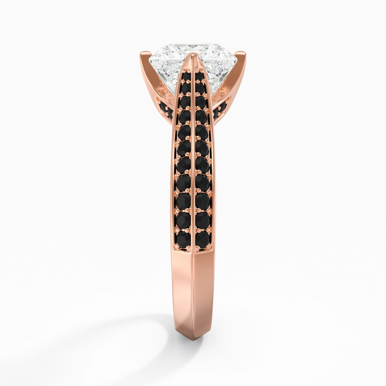 Clásico Princesa 2.00ct Circonio cúbico Anillo de Compromiso