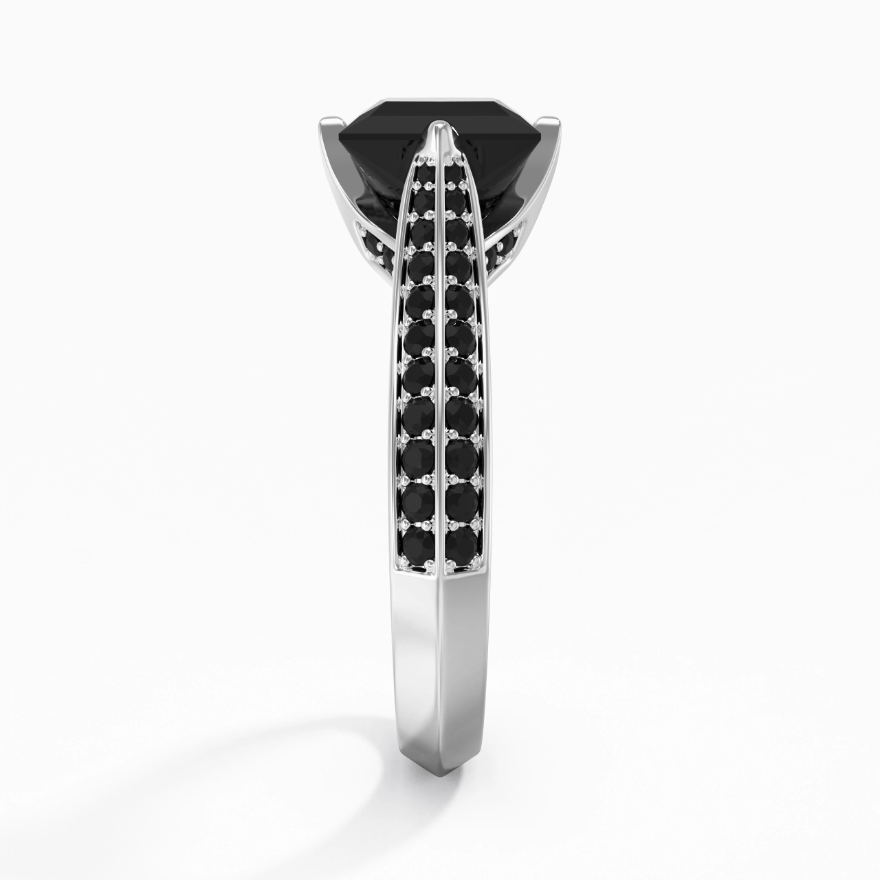 Classique Princesse 2.00ct Zircon cubique Bague de fiançailles