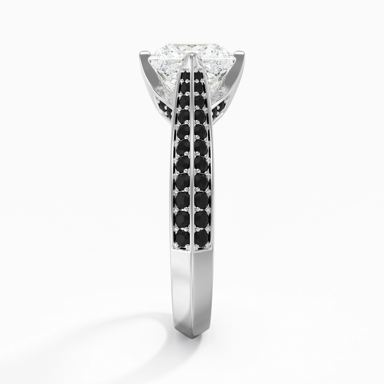 Classique Princesse 2.00ct Zircon cubique Bague de fiançailles