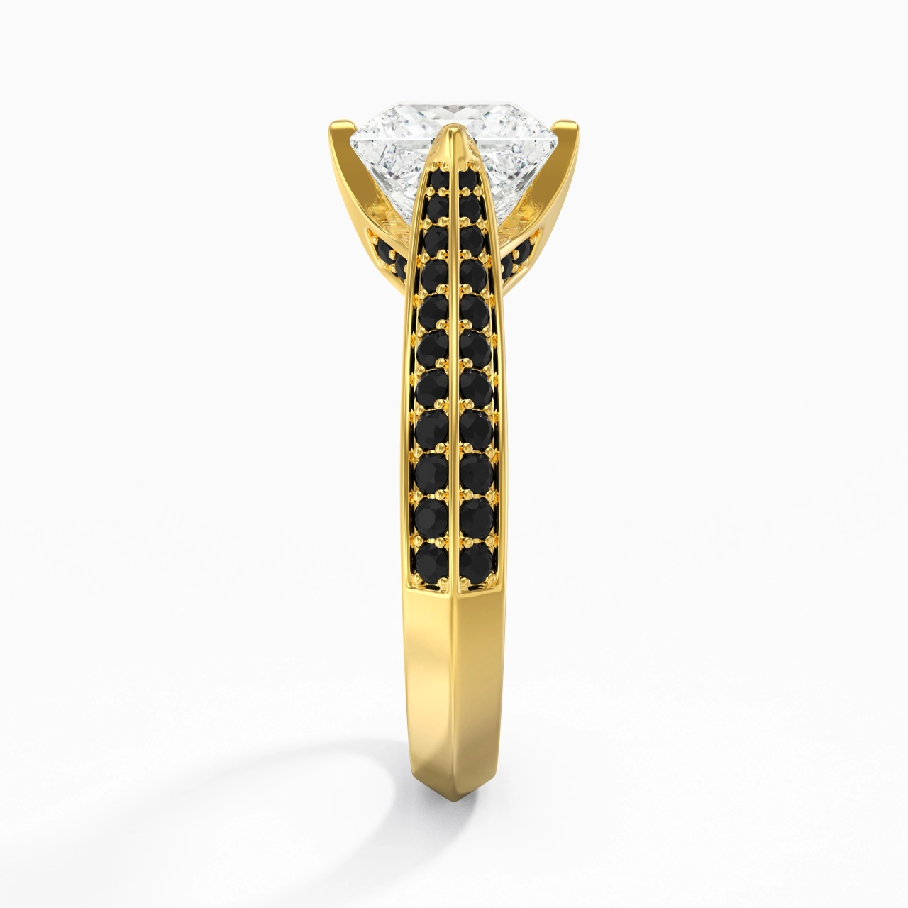 Classique Princesse 2.00ct Zircon cubique Bague de fiançailles