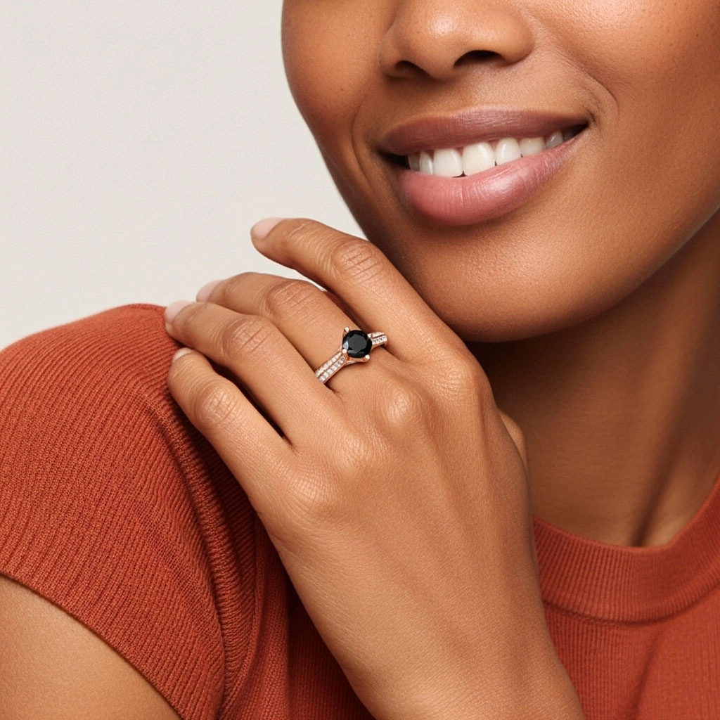 Pavé Est Ouest Bague de fiançailles 1.50ct Zircon cubique