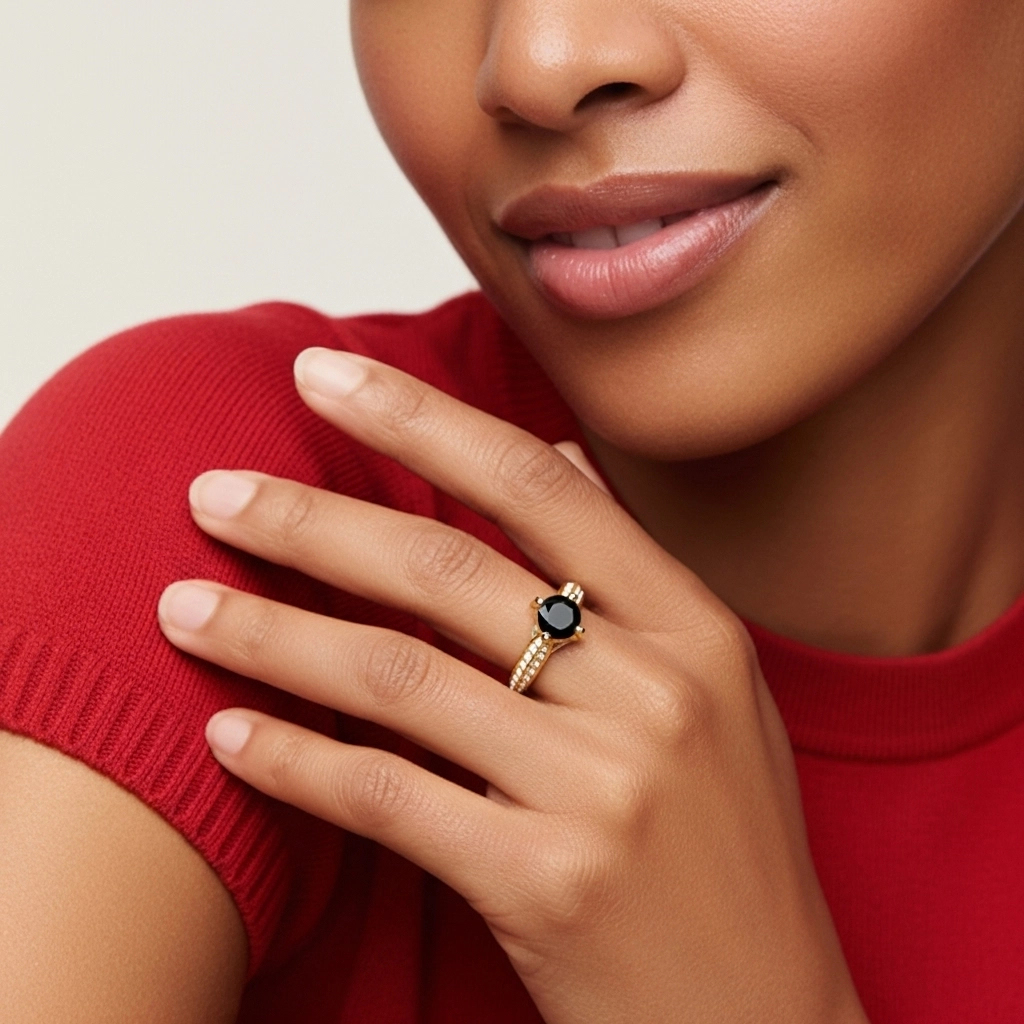 Pavé Est Ouest Bague de fiançailles 1.50ct Zircon cubique