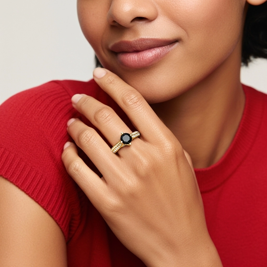 Pavé Est Ouest Bague de fiançailles 1.50ct Zircon cubique