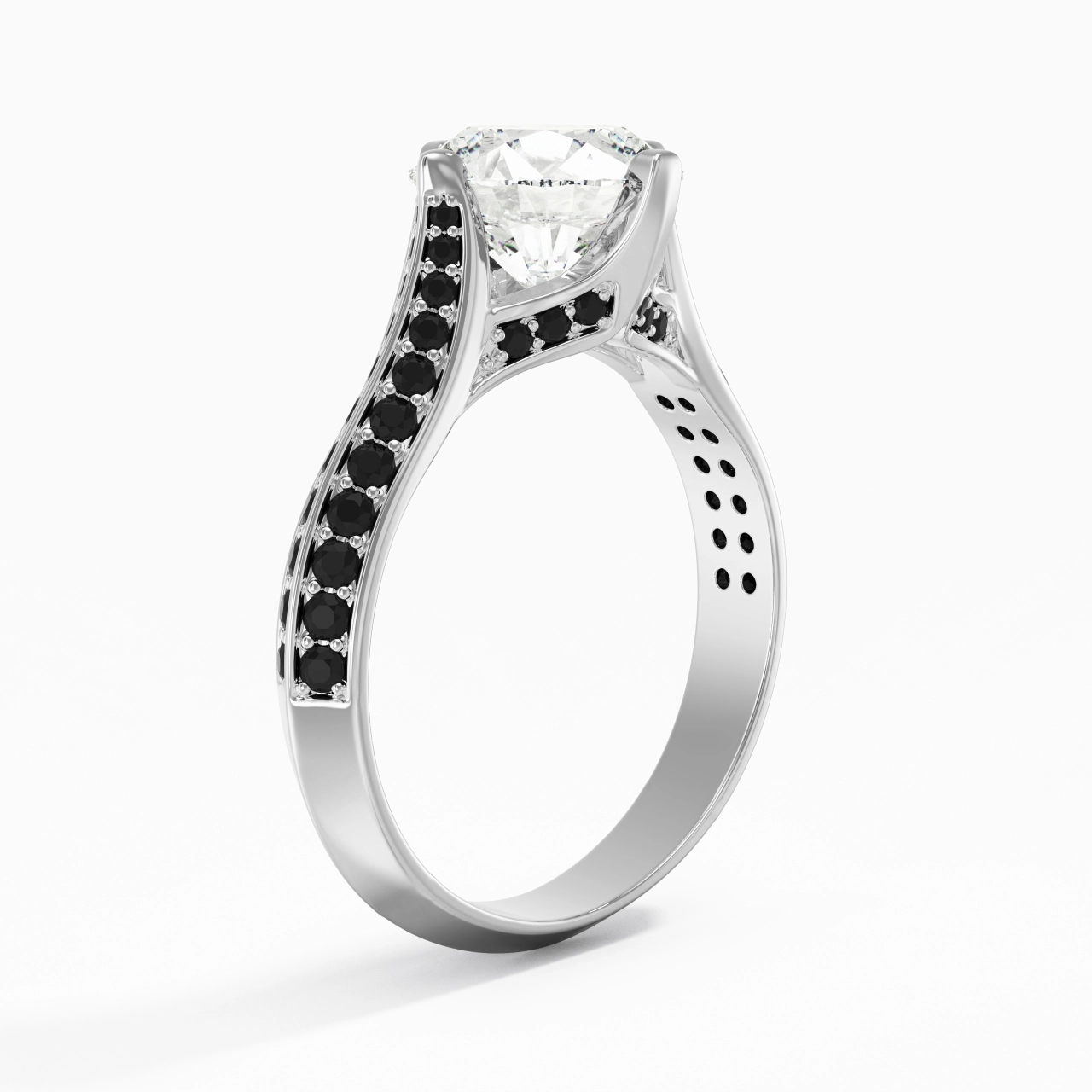 Classic Round 2.00ct Cubic Zirconia Engagement Ring