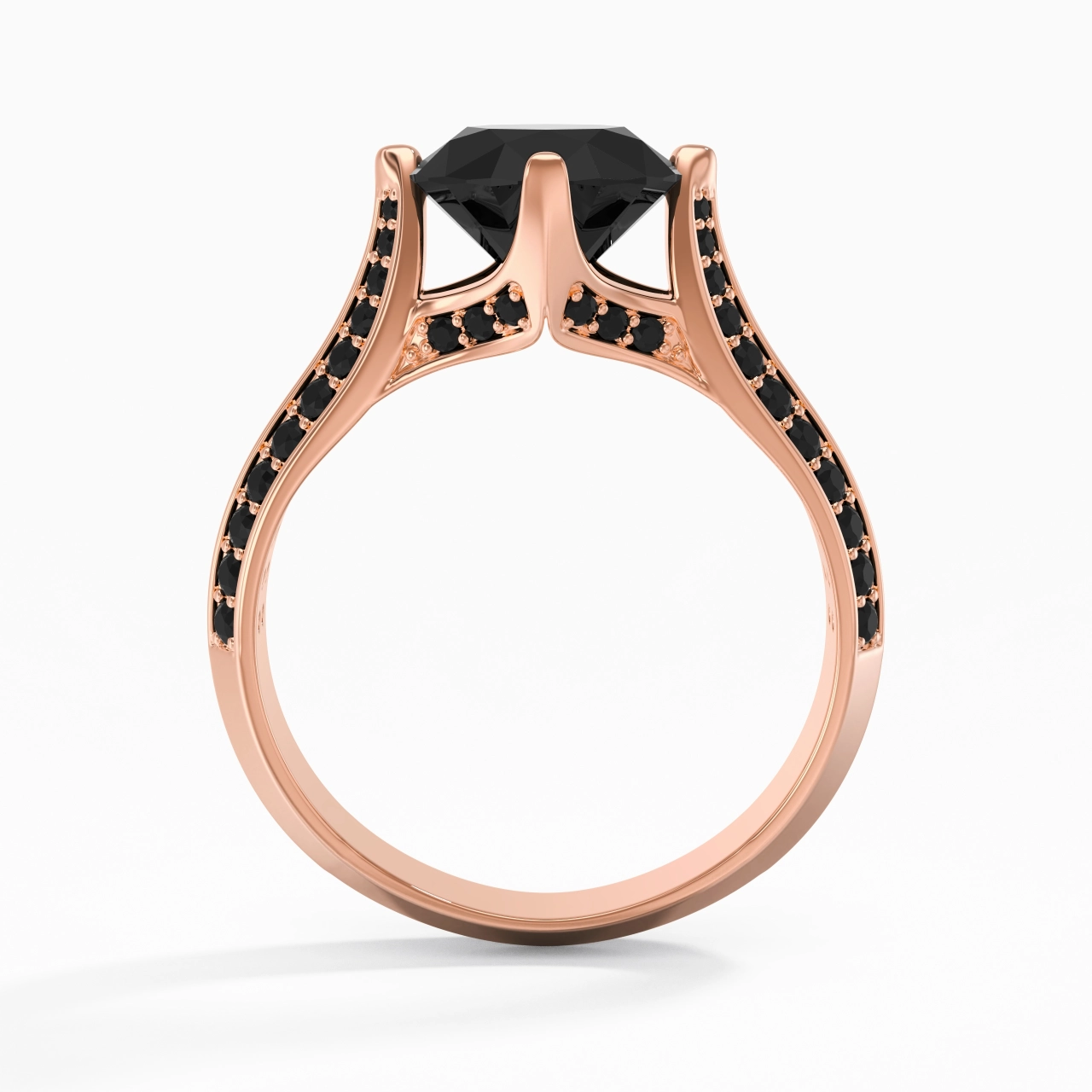 Classic Round 2.00ct Cubic Zirconia Engagement Ring