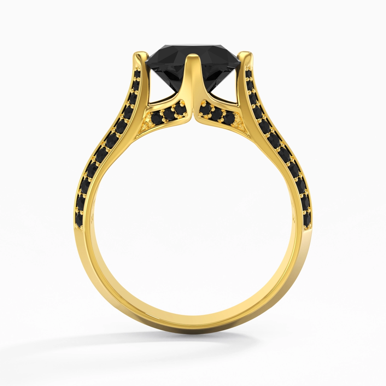 Classic Round 2.00ct Cubic Zirconia Engagement Ring