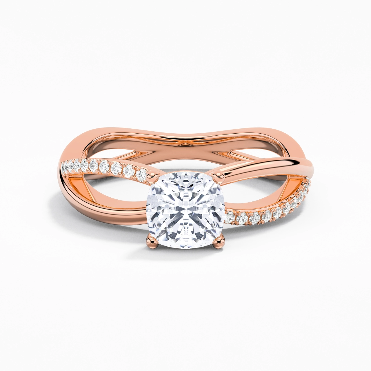 Prong Engagement Ring 1.50ct Moissanite