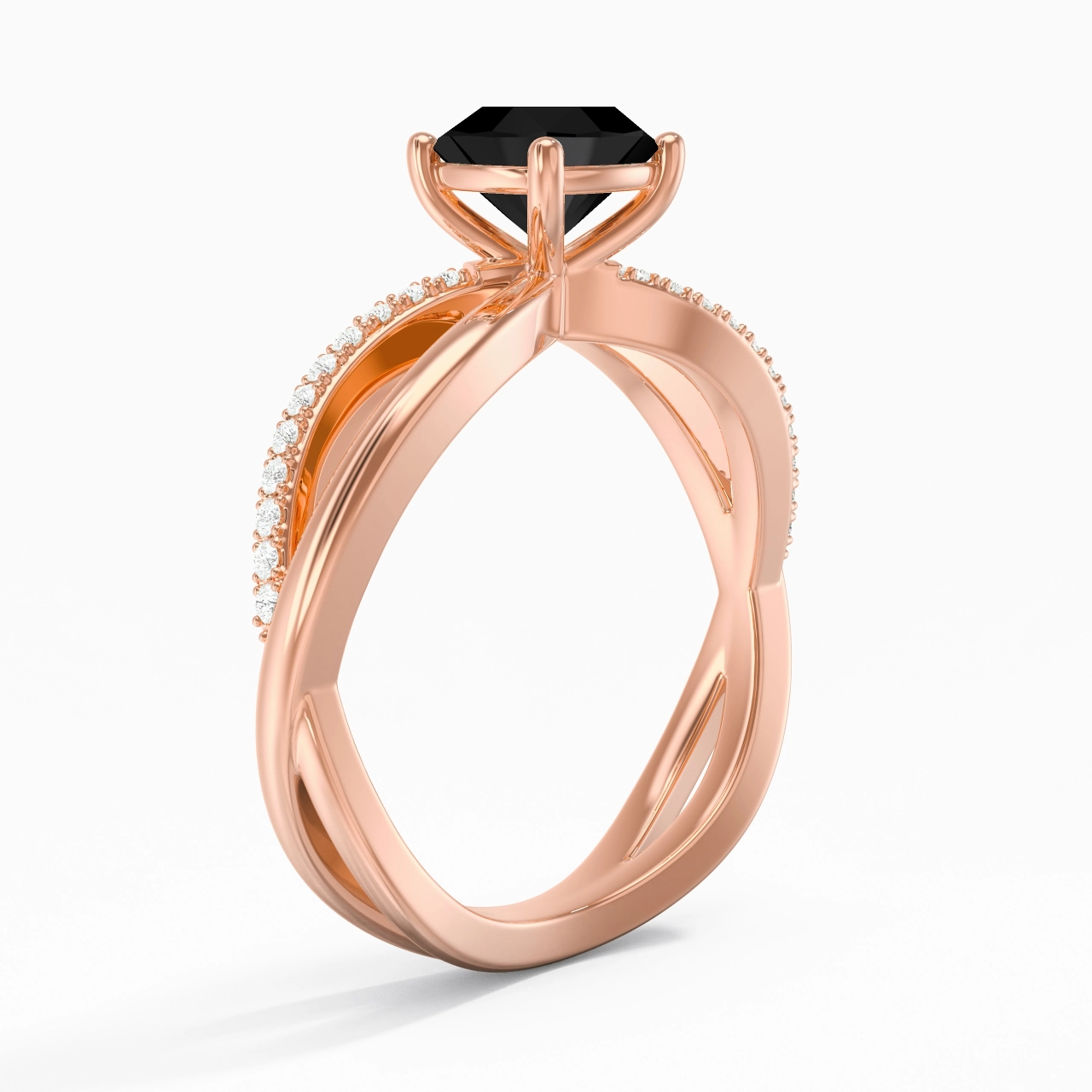 Prong Engagement Ring 1.00ct Cubic Zirconia