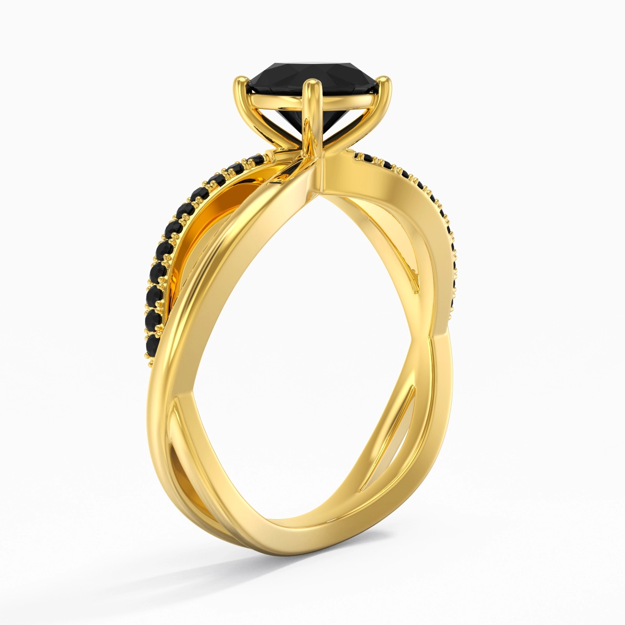 Prong Engagement Ring 1.00ct Cubic Zirconia