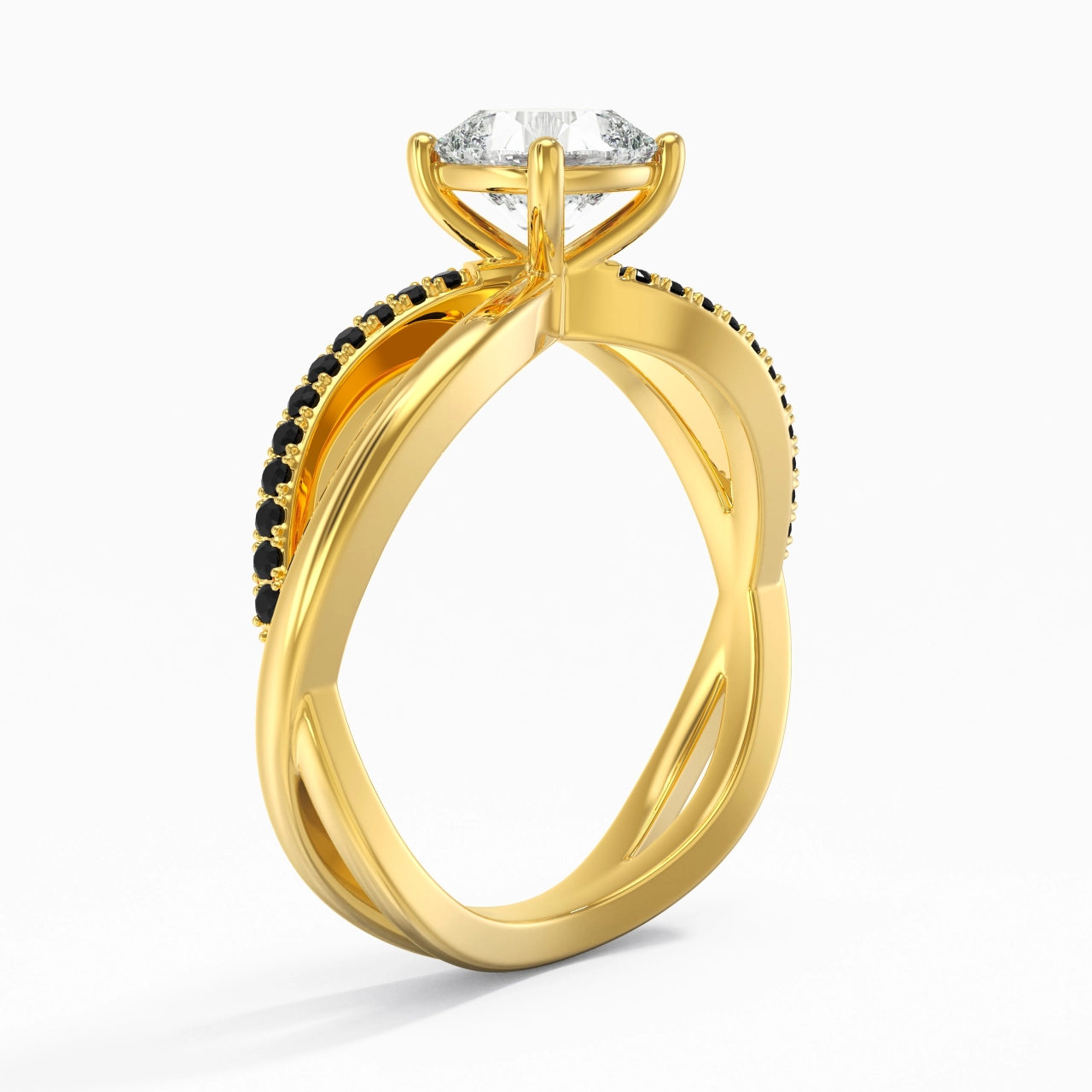 Prong Engagement Ring 1.00ct Cubic Zirconia