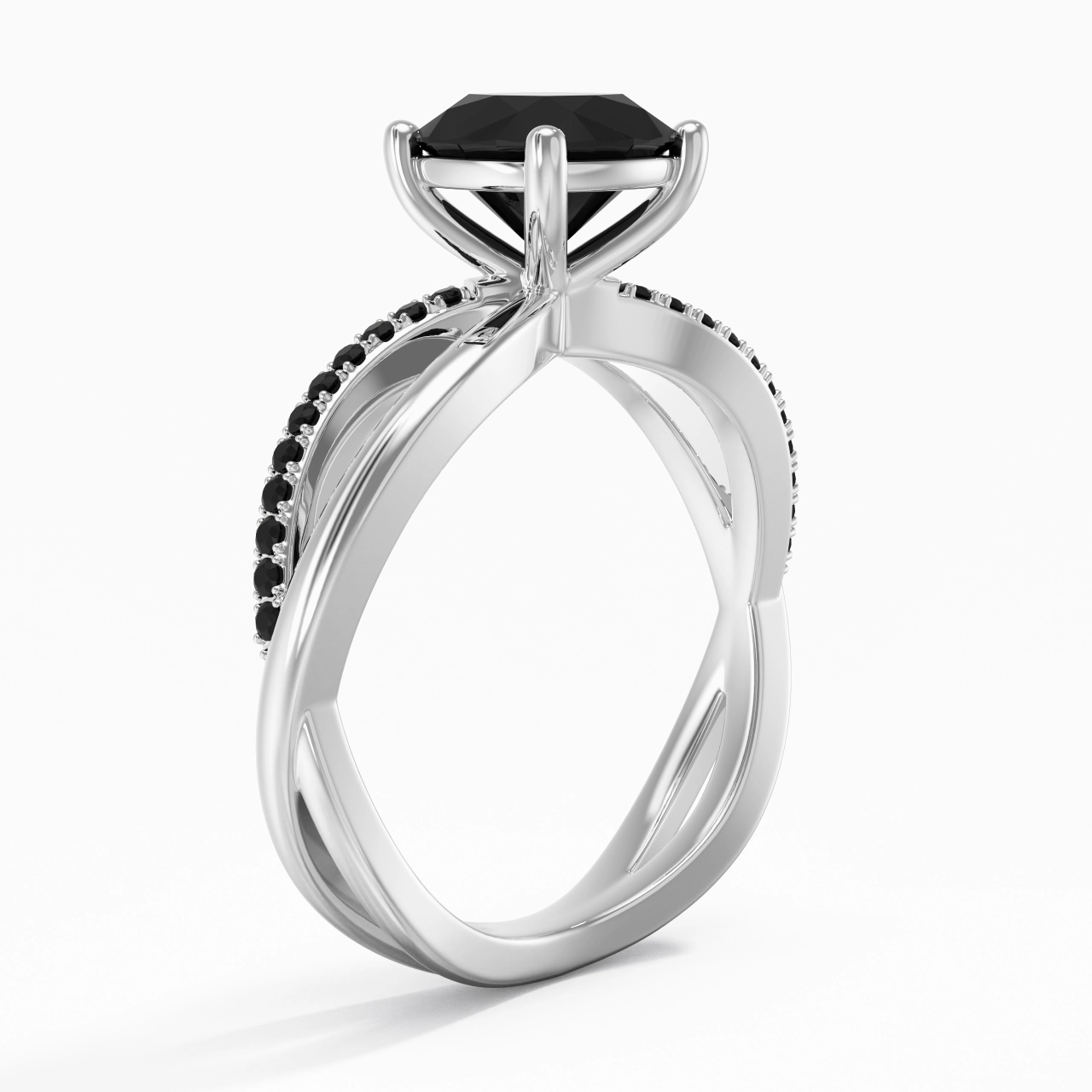 Prong Engagement Ring 2.00ct Cubic Zirconia