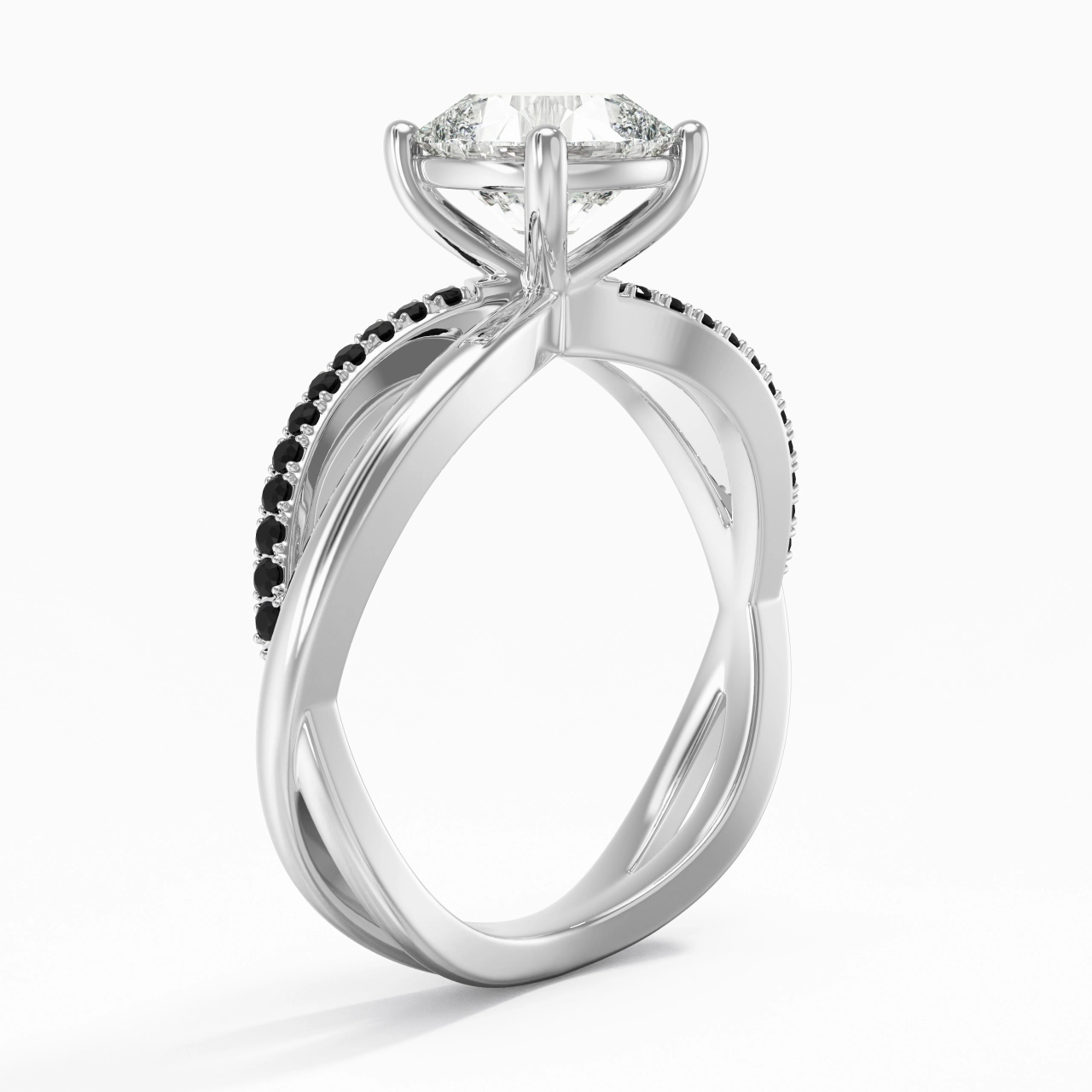 Prong Engagement Ring 2.00ct Cubic Zirconia