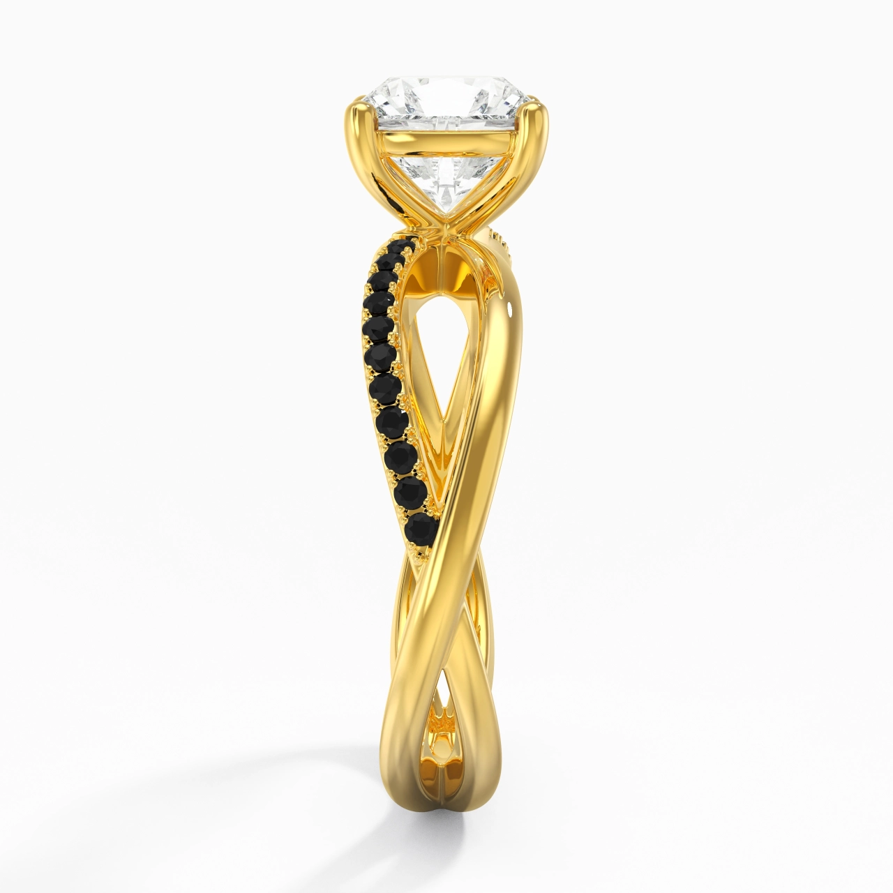 Garra Anillo de Compromiso 2.00ct Circonio cúbico