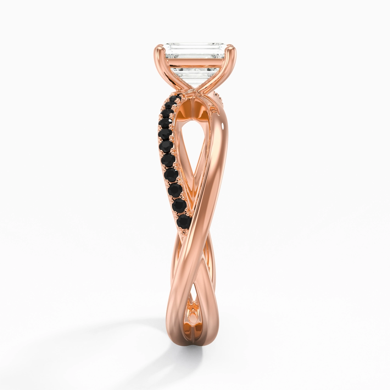 Prong Engagement Ring 0.80ct Cubic Zirconia