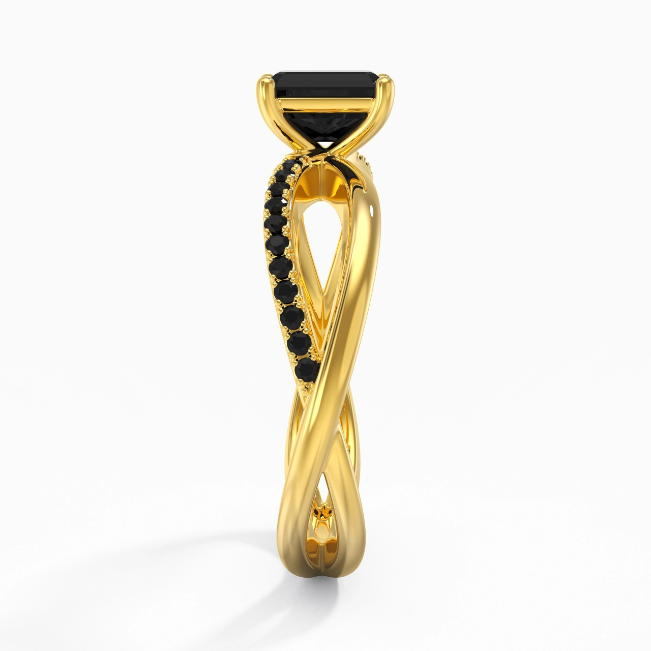 Prong Engagement Ring 0.80ct Cubic Zirconia