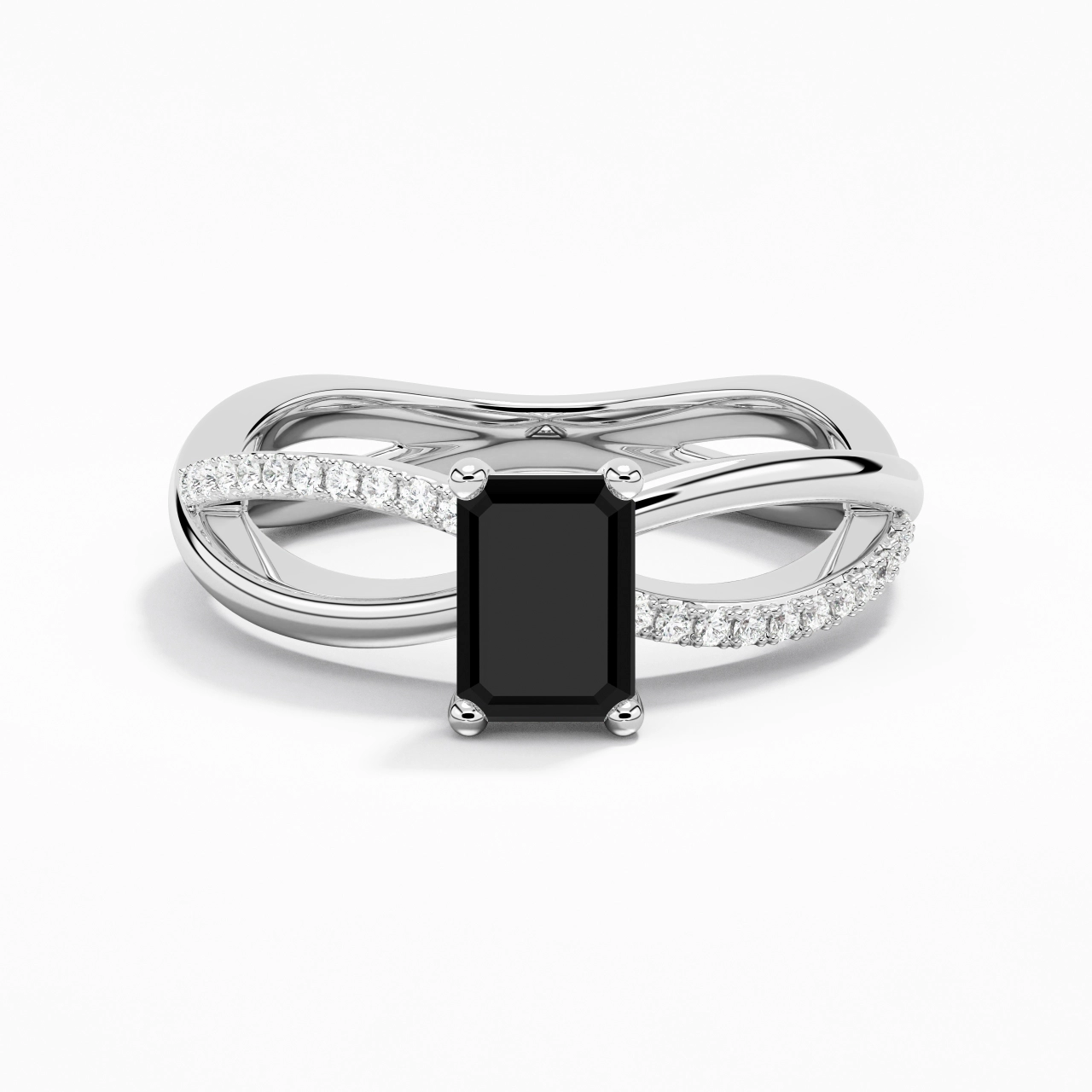 Prong Engagement Ring 1.00ct Cubic Zirconia