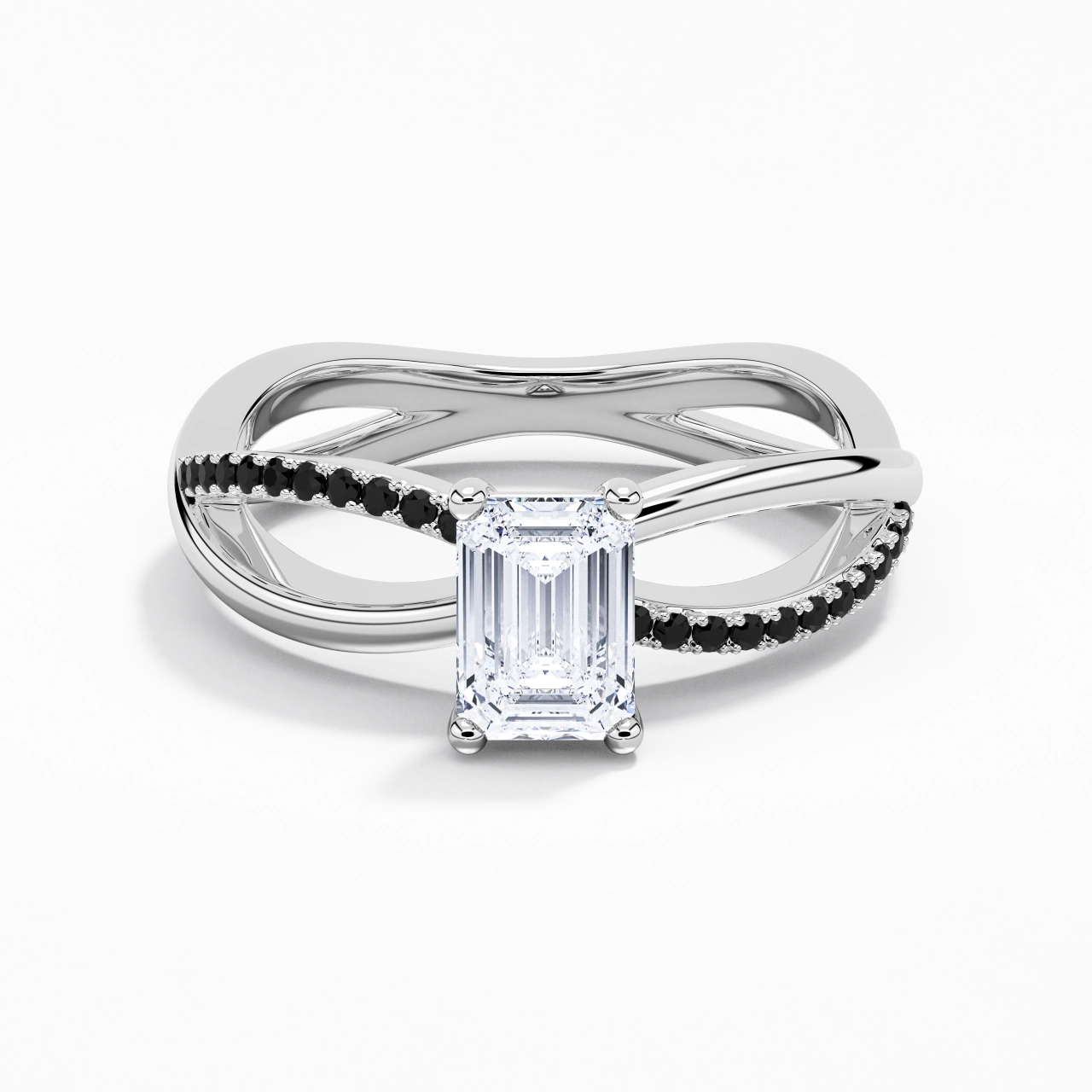 Prong Engagement Ring 1.00ct Cubic Zirconia