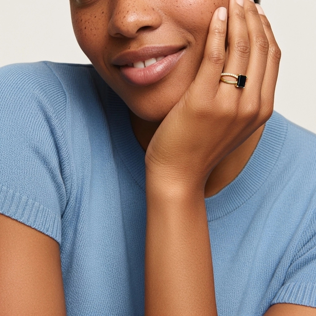 Garra Anillo de Compromiso 0.80ct Circonio cúbico