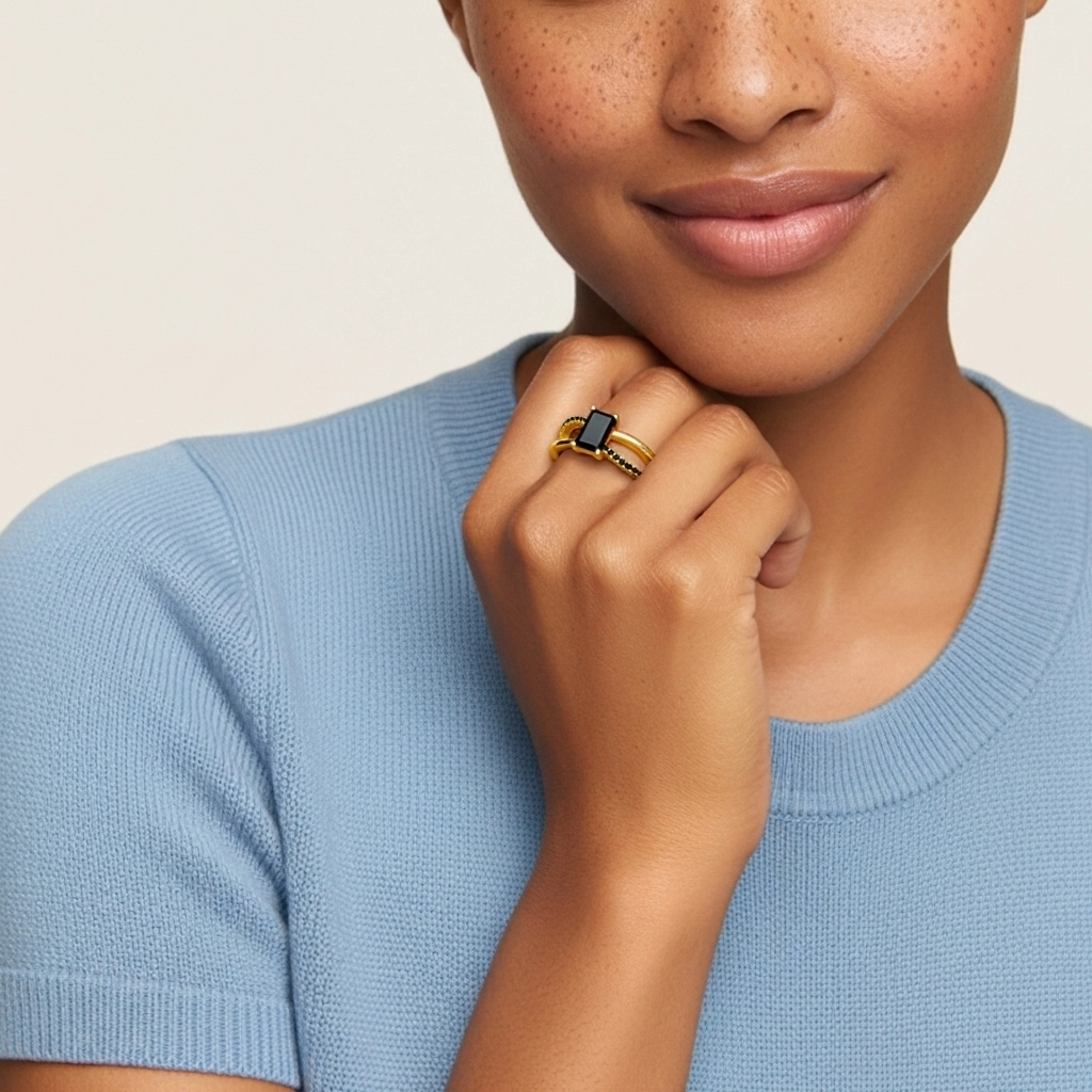 Prong Engagement Ring 0.80ct Cubic Zirconia