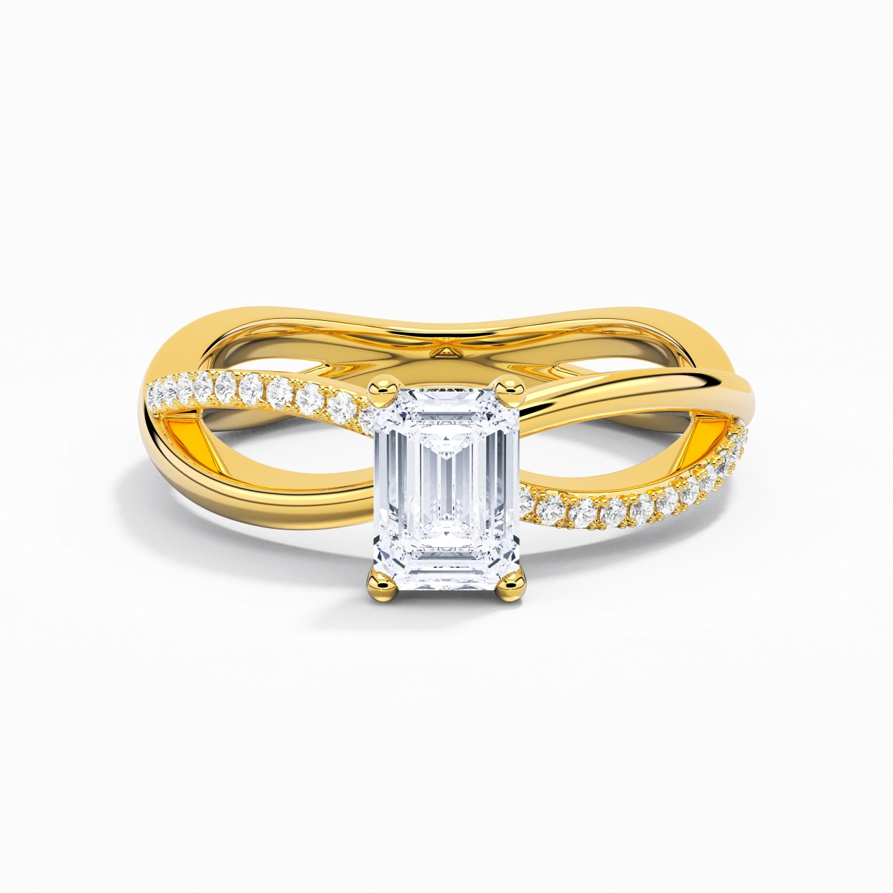 Prong Engagement Ring 1.00ct Moissanite