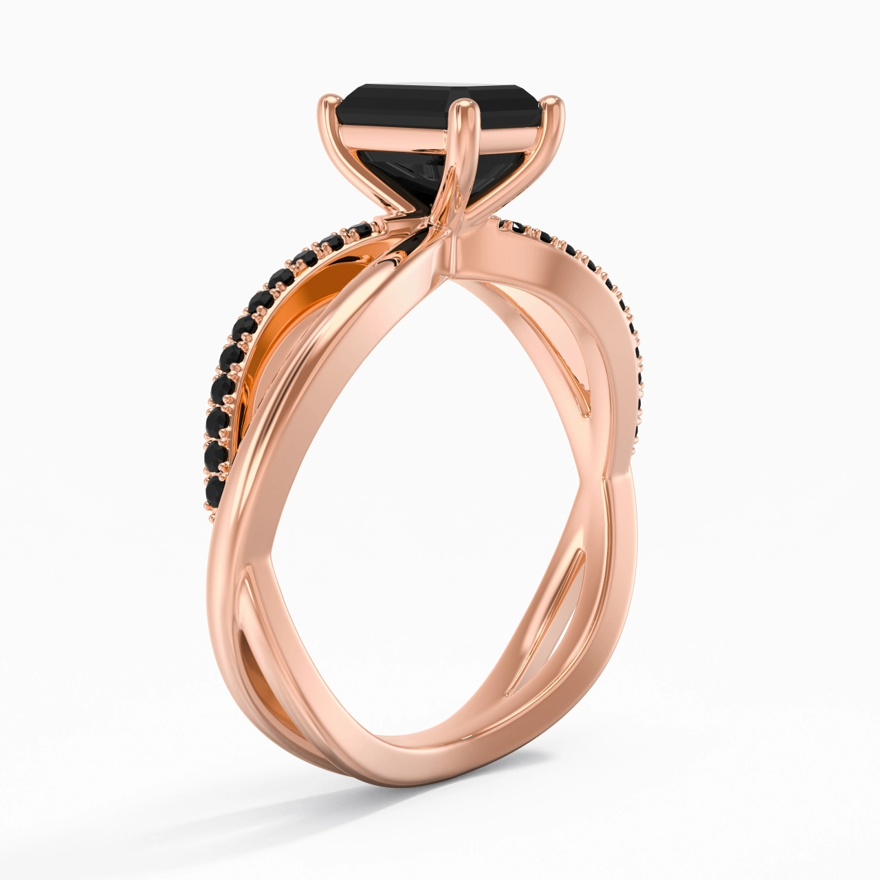 Prong Engagement Ring 1.00ct Cubic Zirconia