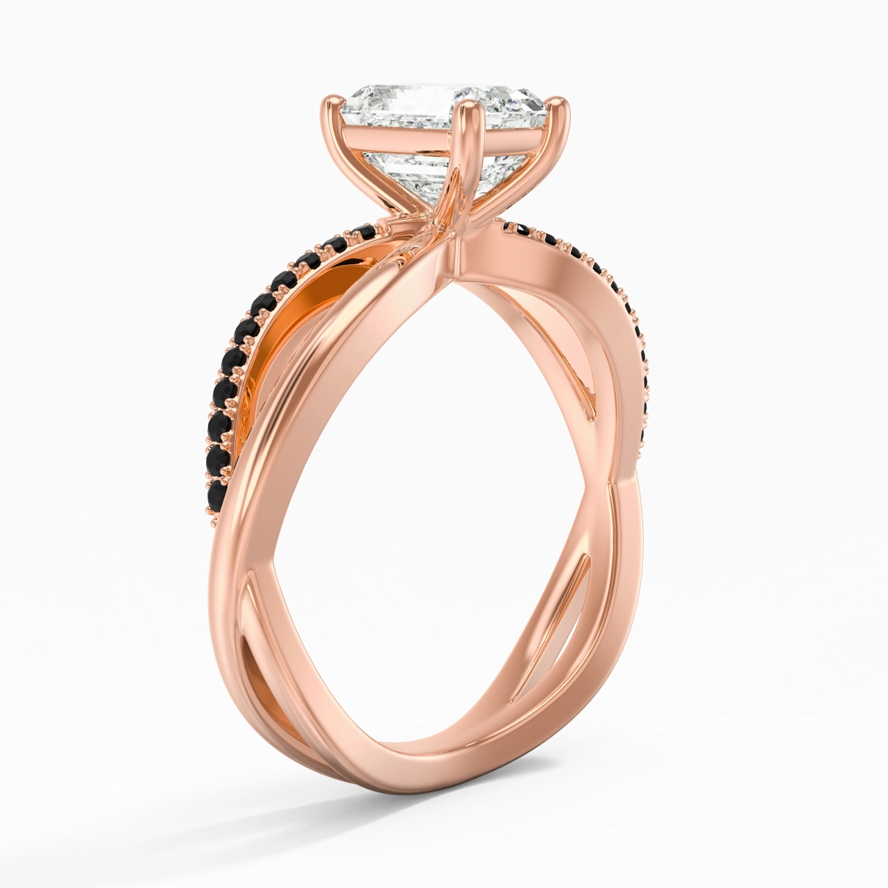 Prong Engagement Ring 1.00ct Cubic Zirconia