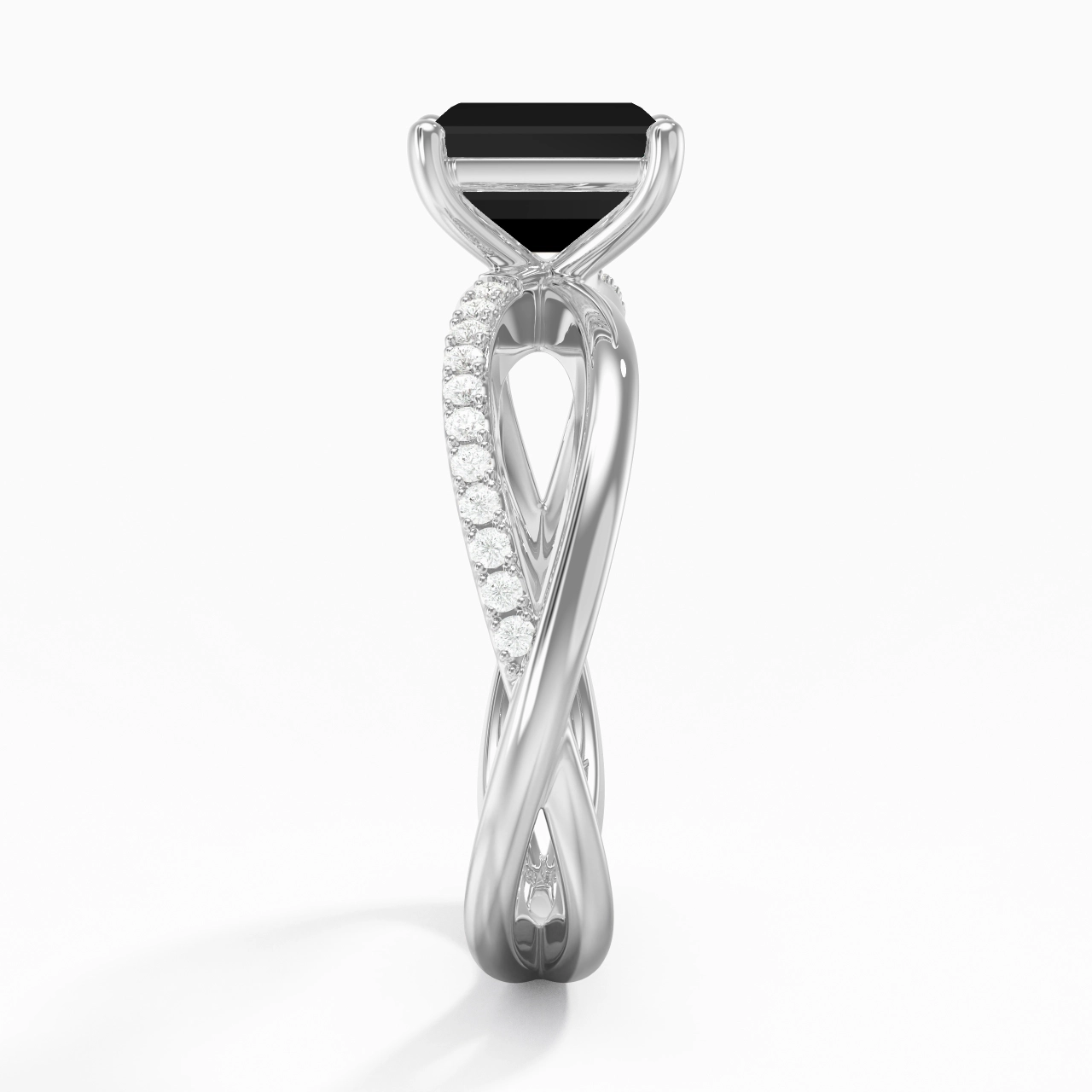 Prong Engagement Ring 1.00ct Cubic Zirconia